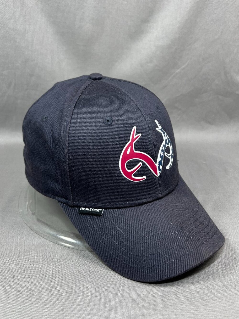 Realtree USA Antlers OC Outdoor Snapback Hat Cap Navy Adjustable Fishing Mens